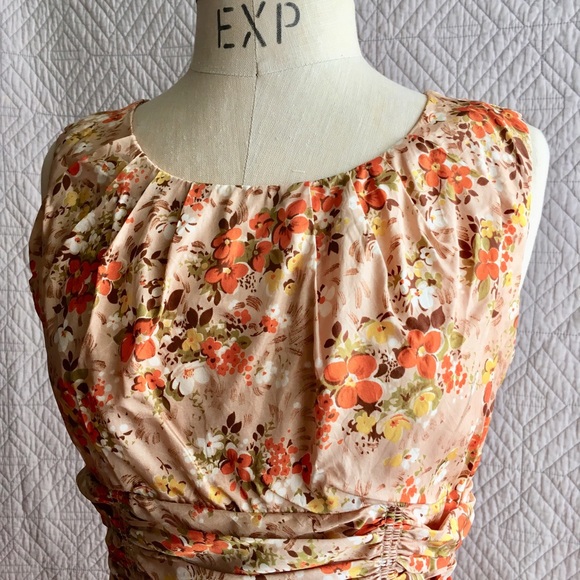 Vintage floral party bridesmaid dress size 6/8 - Picture 8 of 8